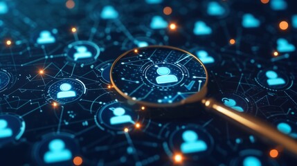 Digital Network Security: Magnifying Glass Over User Profiles