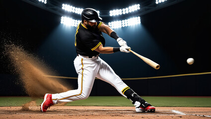 Baseball swing practice for professional baseball players