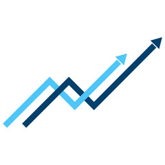 Blue Business Growth Arrow