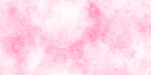 Abstract brush painted sky fantasy pastel pink watercolor background, vintage pink pastel tone for sweet and fantasy cloudy sky background, soft pink splash abstract pink background.