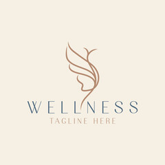 Obraz premium CranioSacral Therapy illustration logo