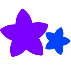 colorful star, icon, purple and blue stars, two stars, star, stars, stars on white, purple and blue stars on white, stars png, colorful stars on white, colorful stars, cute stars, stars design