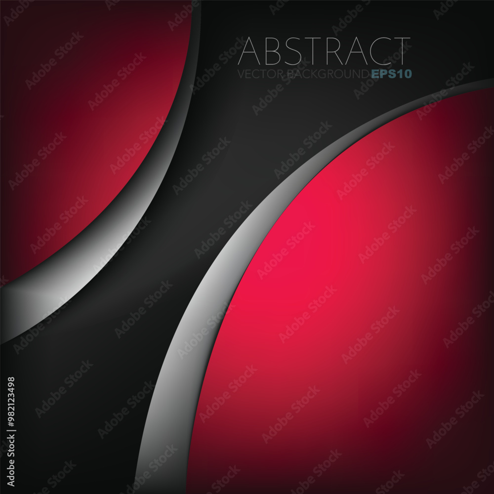 Fototapete graphic vector curve line overlap background for text and message design