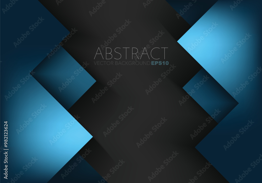 Fototapete graphic geometric triangle overlap vector layer background for text and message design