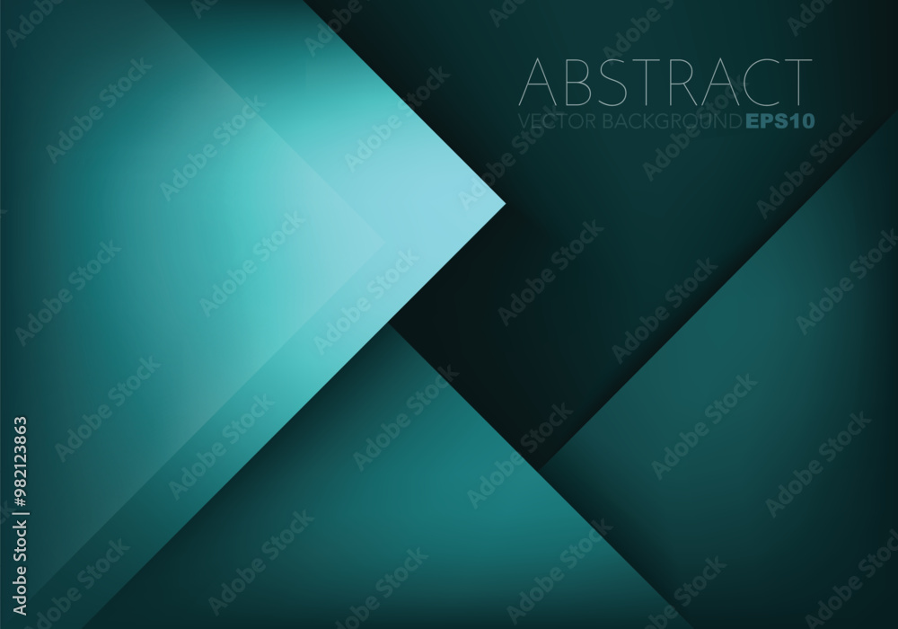 Fototapete graphic geometric triangle overlap vector layer background for text and message design