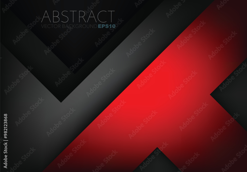 Fototapete graphic geometric triangle overlap vector layer background for text and message design