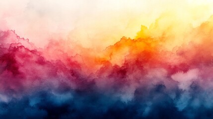 Fototapeta premium Abstract Watercolor Background with Vibrant Hues