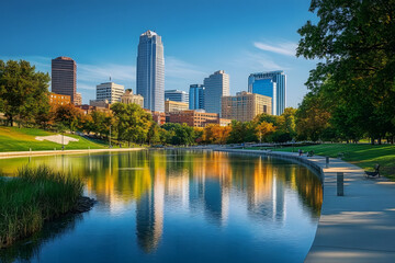 Exploring the urban landscape of omaha, nebraska in the united states