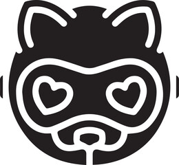 Cat icon symbol vector image illustration