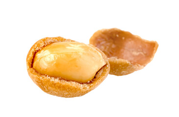 peanuts coconut cream coated isolated