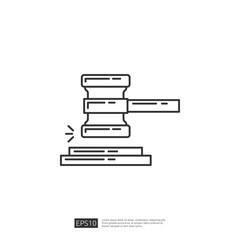 Gavel Icon, Law, Justice, Auction, Court, Legal, Judge, Decision