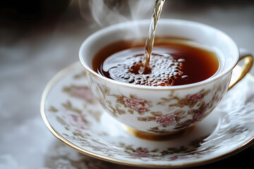 A robust English Breakfast tea with a full-bodied flavor and malty undertones