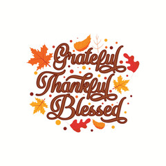 Thanksgiving t-shirt design
