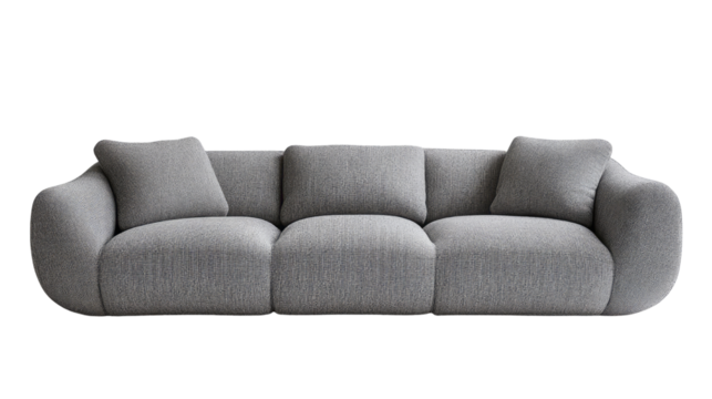 sofa on a white transparent background