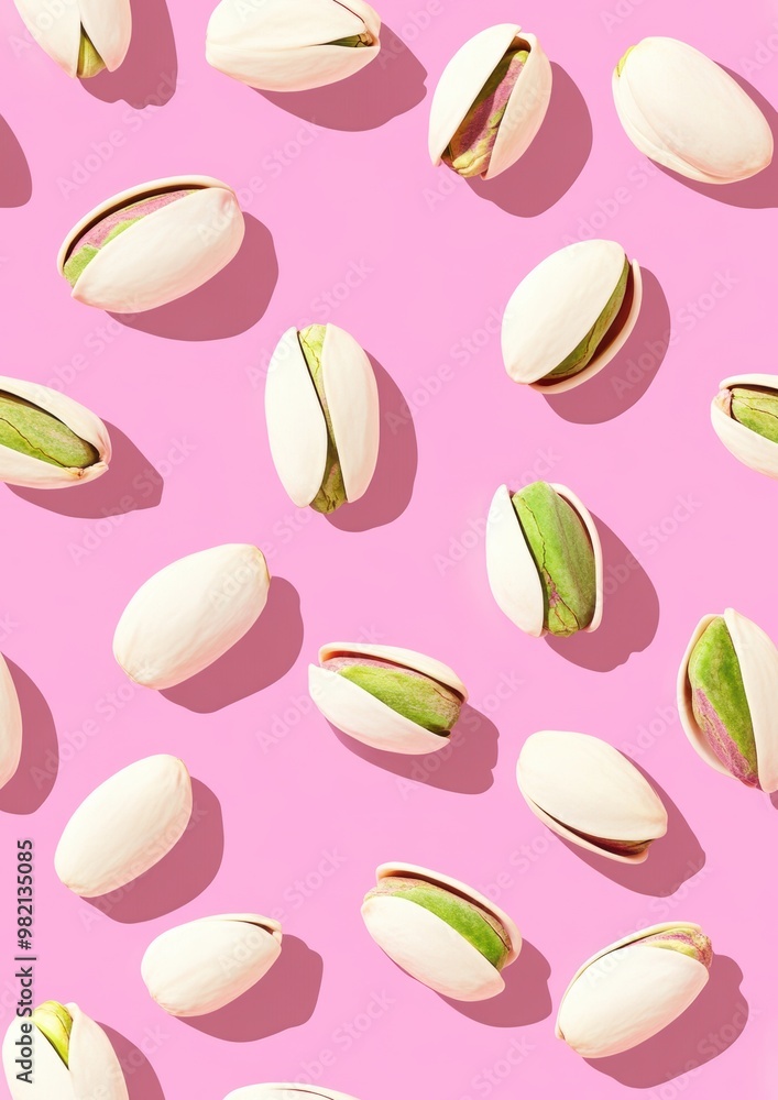 Sticker Pistachio Pattern.