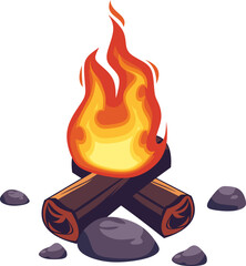 Bonfire Illustration
