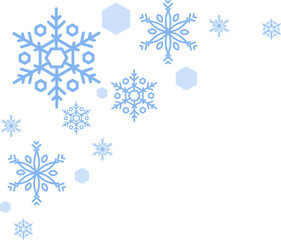 Fototapeta premium Snow Flake Corner