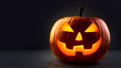Glowing Halloween Pumpkin