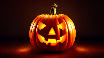 Glowing Halloween Pumpkin