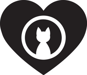 Cat icon symbol vector image illustration