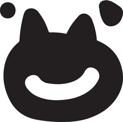 Cat icon symbol vector image illustration