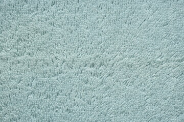 macro turquoise terry towel texture, close up cotton towel texture 