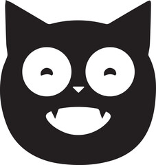 Fototapeta premium Cat icon symbol vector image illustration