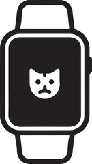 Cat icon symbol vector image illustration