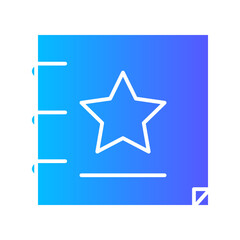 book gradient icon