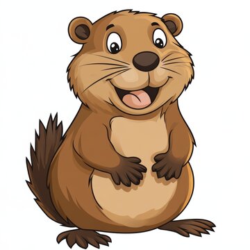 recommend clip art: Happy Groundhog.