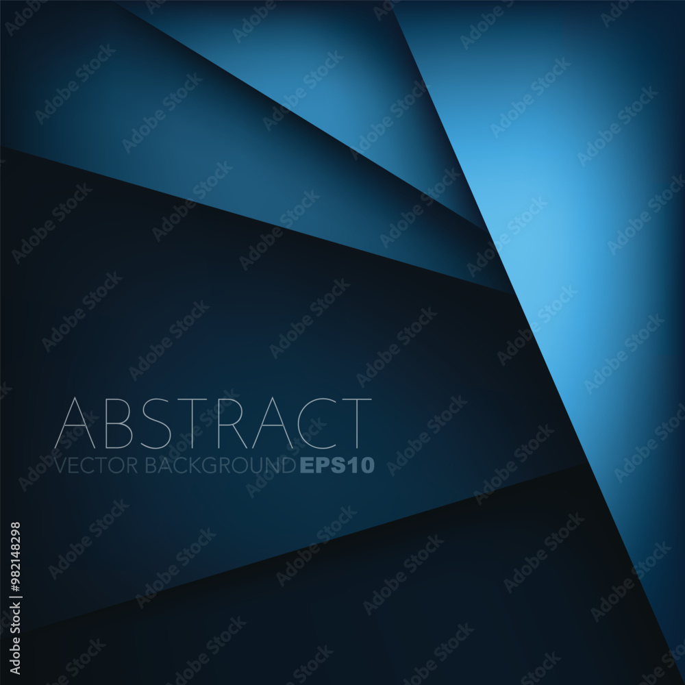 Fototapete graphic geometric triangle overlap vector layer background for text and message design