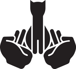 Cat icon symbol vector image illustration