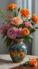 flowers in vase