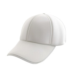 Fototapeta premium 3D model of a plain cap for advertisement, ultra-sharp and clear, isolated on white background