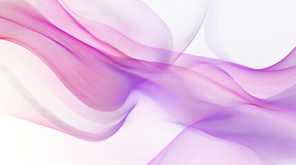 Fototapeta premium A smooth gradient of lines in pastel pink and lavender, softly flowing across a white background for a calm and modern abstract look.