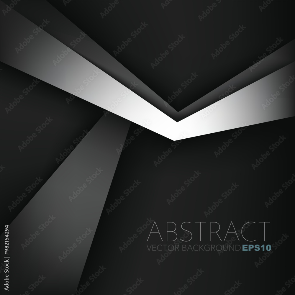 Fototapete graphic geometric triangle overlap vector layer background for text and message design
