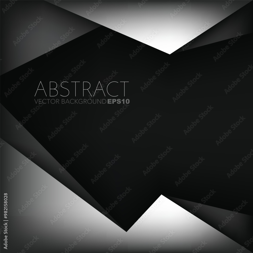 Fototapete graphic geometric triangle overlap vector layer background for text and message design