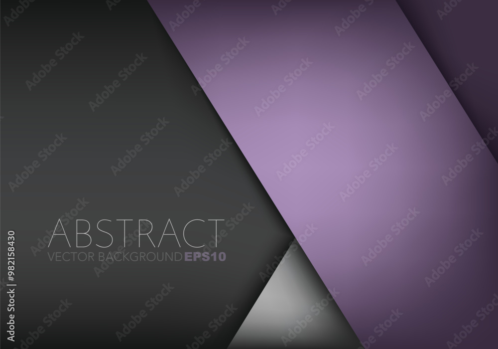 Fototapete graphic geometric triangle overlap vector layer background for text and message design
