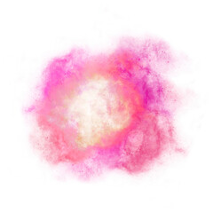 Colorful Galaxy Stars Overlay Element