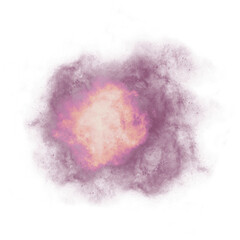 Colorful Galaxy Stars Overlay Element