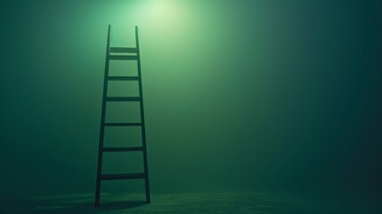 A Ladder of Hope: Green Light in a Foggy Room