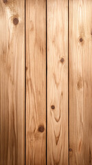Fototapeta premium Wooden planks with a natural grain texture, suitable for backgrounds, interior design, and rustic themes.