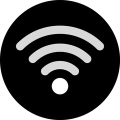 Wifi Signal Icons Set. Network signal, Internet sign. WIFI. Wifi signal strength. Wireless technology. Radio signals waves, radar, antenna, satellite signal symbols vector.
