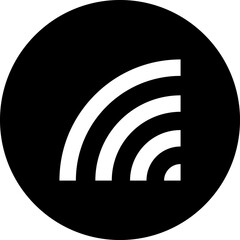 Wifi Signal Icons Set. Network signal, Internet sign. WIFI. Wifi signal strength. Wireless technology. Radio signals waves, radar, antenna, satellite signal symbols vector.