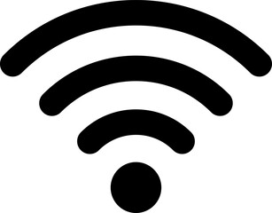 Wifi Signal Icons Set. Network signal, Internet sign. WIFI. Wifi signal strength. Wireless technology. Radio signals waves, radar, antenna, satellite signal symbols vector.
