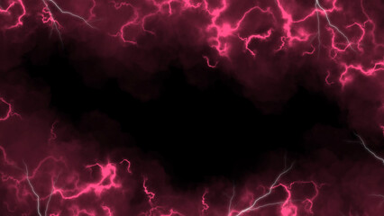 Cloud Thunder Ray Background Wallpaper