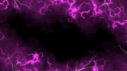 Cloud Thunder Ray Background Wallpaper