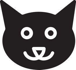 Cat icon symbol vector image illustration
