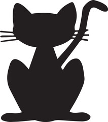 Cat icon symbol vector image illustration
