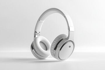 Modern Wireless Headphone Mockup Isolated created with Generative AI